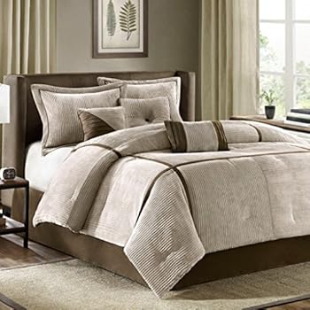Amazon Com Madison Park Palisades 7 Piece Comforter Set Size