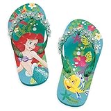 Disney Store The Little Mermaid Ariel and Flounder Flip Flops (Small 9/10)