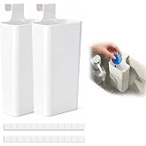 Aplata 2Pcs Toilet Tank Cleaning Tablet Holder, Toilet Cleaner Tablets Buffer Box Hanging Holder Preventing Dissolved Residue From Polluting Water Tank Caddy Bowl Tablets