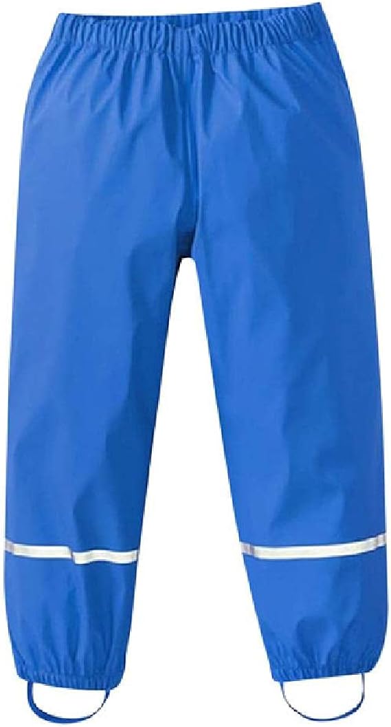 Kids Raincoat Rain Pants Waterproof Cartoon Children’s Kids Rain Dungarees Mud Trousers