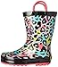 Western Chief Unisex-Child Kids Girls' Waterproof Easy-On Printed Rain Boot