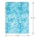PAGISOFE Fuzzy Area Rugs for Bedroom Living Room Fluffy Shag Fur Rug for Kids Nursery Dorm, Furry Rugs Shaggy Decorative Accent Rug for Home Floor Carpet, 5x8 Feet, Blue