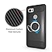 Newseego Compatible Google Pixel 2 XL Case with Armor Dual Layer 2 in 1 with Extreme Heavy Duty Protection and Finger Ring Holder Kickstand Fit Magnetic Car Mount for Google Pixel 2 XL-Black