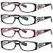 ALTEC VISION Women's Reading Glasses - 4 Pairs Ladies Fashion Print Readers 1.25