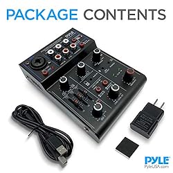 Pyle Professional Wireless DJ Audio Mixer