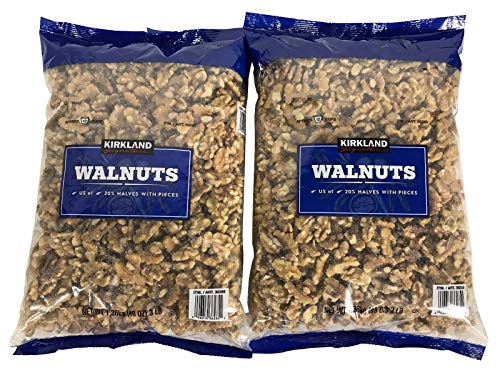 2 Pack Kirkland Signature Walnuts US #1 Quality (Two 48 OZ Packs) 6LB