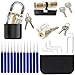 Professional Practice Tool Lockset, Set with 3 Locks 17 pcs Tools