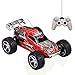 Remote Control Car,KAWO 1:32 Scale High Speed Off-road ABC Channel 5 Speed Transmission 6 Position Control Electric Monster Trugg Toys(Red)