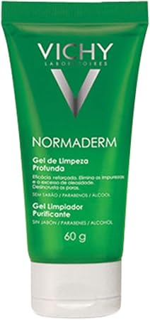 Normaderm Gel de Limpeza Profunda 60G, Vichy, Transparente 