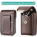 Success Eyewear Reading Glasses Set of 2 Fashion Folding Readers with Leather Cases Brown and Gunmetal Glasses for Reading for Men and Women Set of Gunmetal and Brown 1.25