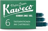 Kaweco Palm Green Fountain Pen Ink Cartridges Pack of 6