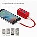 VOJO Portable Phone Charger 3350mah Magic Power Bank with Wall Outlet, ONEMINI External Battery Pack [Paris Special] (Red)