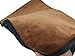 Wanty Velvet Sofa Couch Chair Armrest Soft Caddy Organizer Holder for Remote Control, Cell Phone, Book, Pencil (Brown)