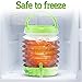 Collapsible Beverage Container Drink Dispenser – 2 Gallon Large Plastic Portable for Outdoor Picnics Parties and More for Adults and Kids – Colors May Vary