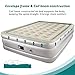 TOPELEK Upgraded Air Mattress, Queen Airbed with Built-in Electric Pump, Flocked Fabrics & Extra Thick PVC, Storage Bag, Easy Setup for Indoors and Outdoors Use, Height 19”for Guest, Rest, Campingthumb 2