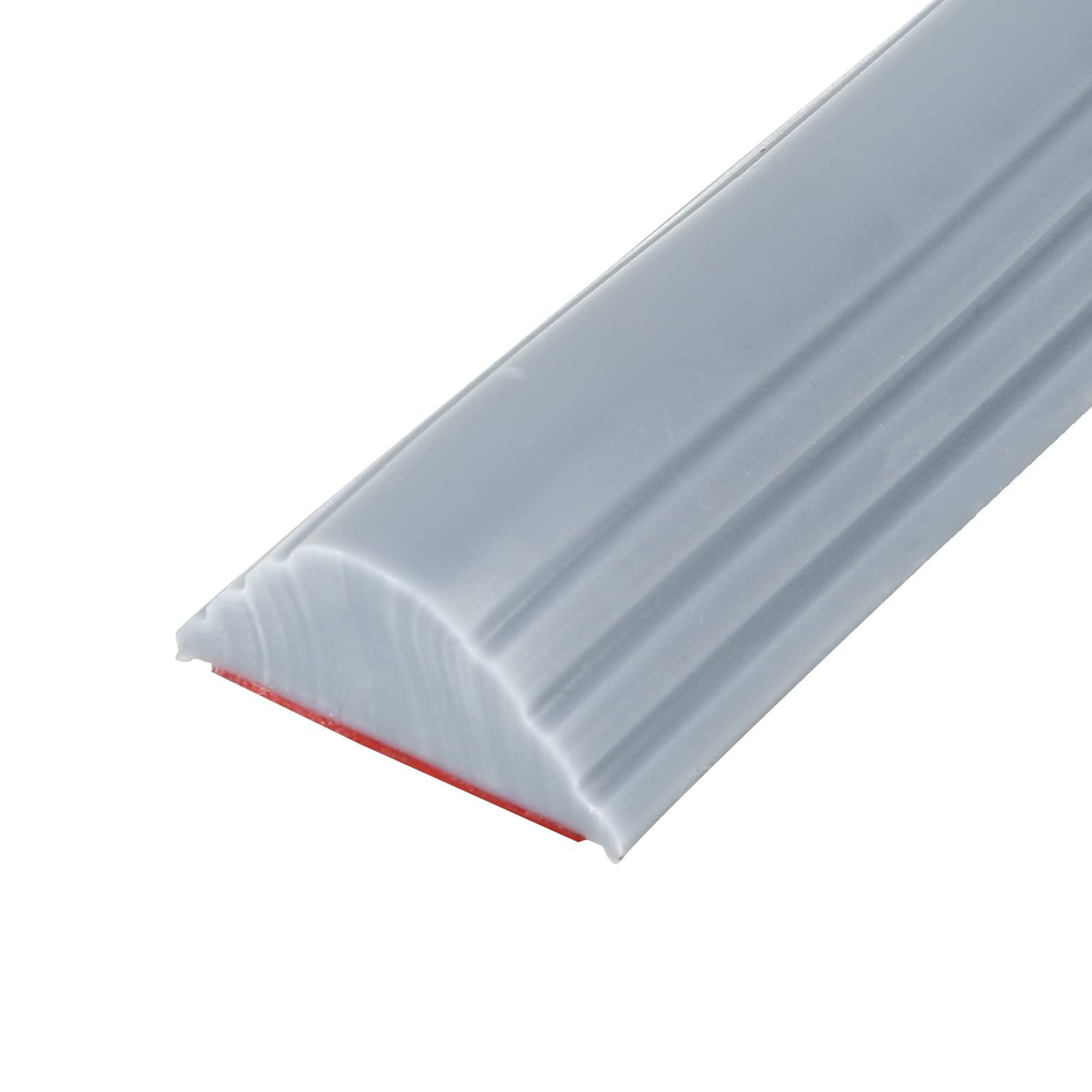 Shower Water Barrier, Silicone Water Barrier Wet Room Floor Sealing Strip, Flexible Waterproof Tape for Wet and Dry Separation (Grey-1.5M)