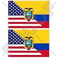USA United States America-MOLDOVA American-Moldovan Flag 10cm