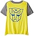 Transformers Little Boys' Bumblebee Roll Out Cape Tee, Grey/Yellow, 7