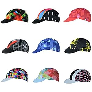 Unisex Cycling Cap Breathable Anti-Sweat Under Helmet Skull Cap Summer Under Helmet Cap for Bike Bicycle Riding