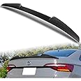 HYPERSPEED W-Power Rear Trunk Spoiler Wing Lip kit Rear Lip kit ABS V-Style Fit for 2019 2020 2021 2022 Volkswagen VW Jetta MK7, Car Mods Exterior Accessories Replacement Parts Assembly (Carbon Look)