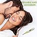 VEDIK Basal Digital Thermometer - Fast Reading, Auto Turn Off, 1/100th Degree High Precision and Memory Recall Fertility Basal Thermometer - Perfect Basal Thermometer for Ovulation Tracking