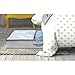 mDesign Soft Fabric Under Bed Storage Organizer Holder Bag for Clothing, Accessories, Linen - Easy-View Top Panel, Attached 2-Way Zippered Lid, Side Handles - 2 Pack - Gray