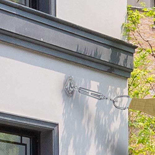 AXT SHADE Sonnensegel Hardware Kit 6" 316 Edelstahl für rechteckige und quadratische Sonnensegel Installation – Bild 6