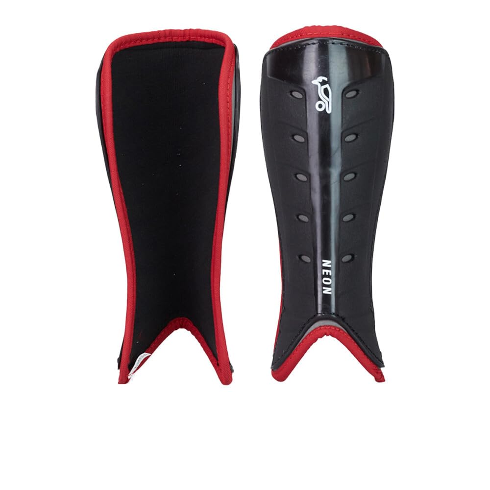 KOOKABURRA Neon Hockey Shin Guard ,Black,XS