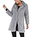 Womens Fashion Winter Coat Long Sleeve Lapel Faux Shearling Shaggy Oversized Coat Jacket with Pockets Warm Winter (Gray, S)thumb 2