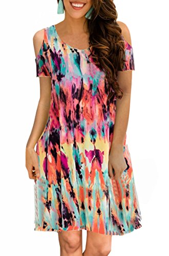 ETCYY-Womens-Cold-Shoulder-Casual-Sundress-T-Shirt-Dress-for-Summer-with-Pockets