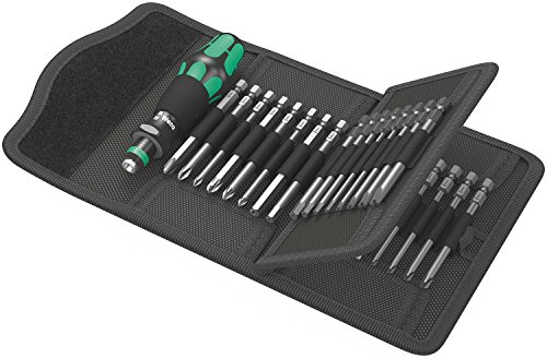 Wera Kraftform Kompakt 62 Bitholding Screwdriver and Pouch Set, 33-Pieces