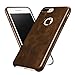 iPhone 7 Plus Case, ALYEE Ultra Thin Real Genuine Leather Protective Case Cases Covers for iPhone7 Plus 5.5 inch(Coffee)