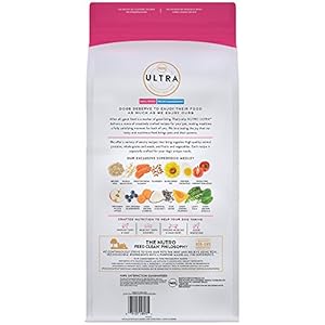 nutro ultra dry dog food with a trio of proteins from chicken