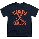 University of Virginia Official One Color Uva Cavaliers Logo Youth Kids Boy/Girls T Shirt