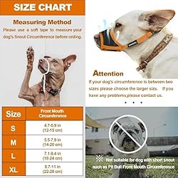Dog Muzzle, Soft Nylon Muzzle for Small Medium