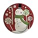 Jolly Snowman Christmas Paper Plates and Napkins Bundle Service For 36