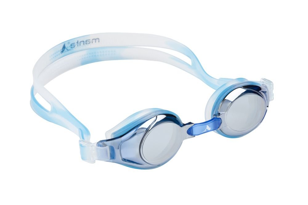 Manta Swim Junior Ari-Atoll Mirror Swimming Goggles - Blue