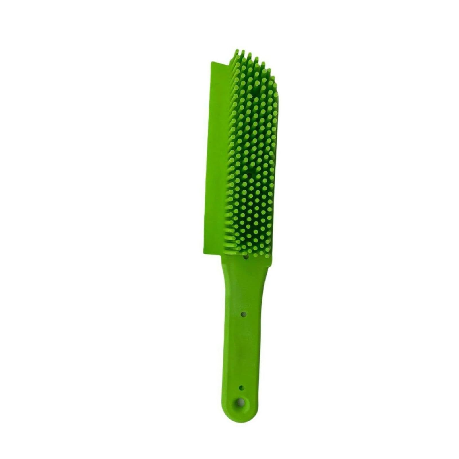 PNJB, Rubber Pet Hair Hand Brush Furniture Floor Sweeper, Portable Dogs Cats Hair & Lint Remover Brush Rubber Massage Brush for Furniture, Auto Detailing Brush for Dogs Cats (Green)
