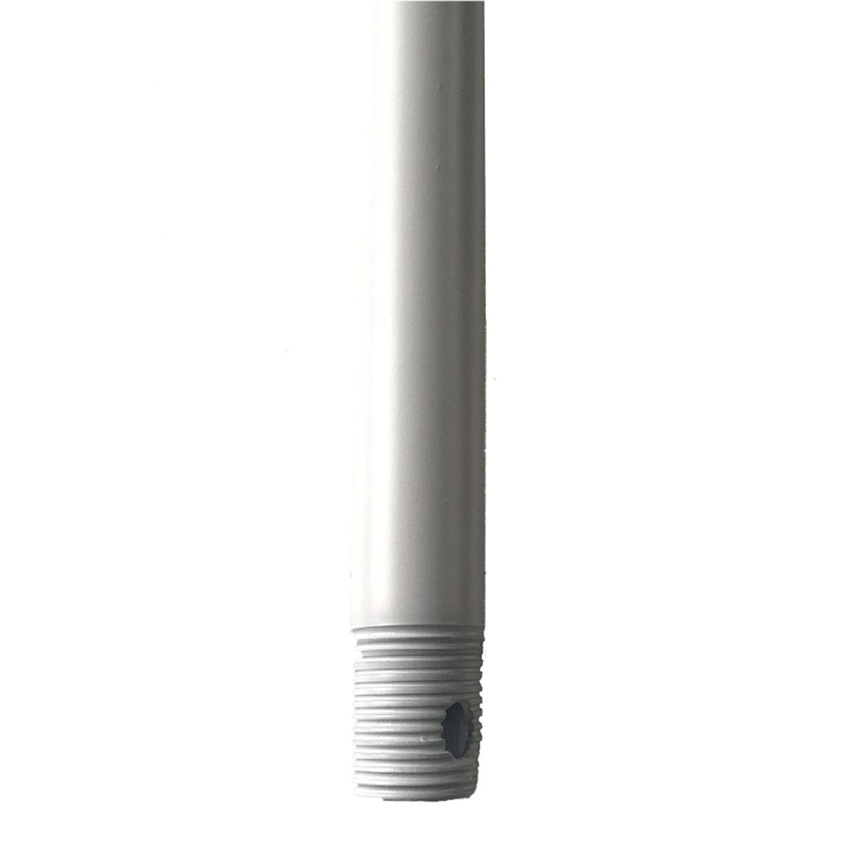 24in Ceiling Fan Extension Downrod in Matte White