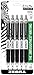 Zebra Pen Z-Grip Plus Retractable Ballpoint Pen, Medium Point, 1.0mm, Black Ink, 5-Count