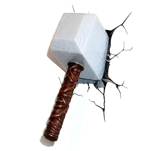 Marvel Avengers 3D Light FX 3D Thor Hammer Deco Home Lighting Lamp Lights Gift