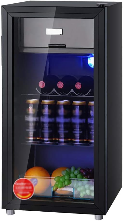 JB-Mini neveras Contador Refrigerador Negro |Refrigerador De Bebidas Y