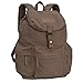 CADeN Camera Backpack Waterproof Vintage Canvas Camera Bag Case for DSLR Mirrorless SLR Cameras Lens Laptop Photography Men Women Coffee