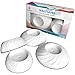 Baby Gate Wall Saver - 4 Pack - Ultimate Stabilizing and Anti-Scratch Protection - Guard Pads for Pressure Gates - White - Safety Materials - Surface Protector - Indoor - Baseboard Cup Bumpers