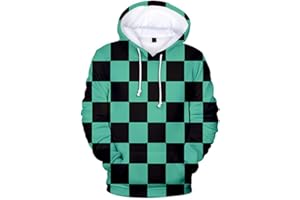 JOOJER Anime Figure Agatsuma Zenitsu Cosplay Hoodie, Unisex Printed Cosplay Sweatshirt Costume Coat