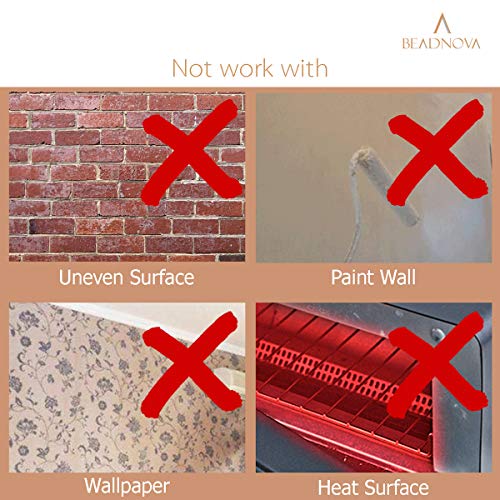 BEADNOVA Door Bumper 100Pcs Clear Cupboard Door Bumpers