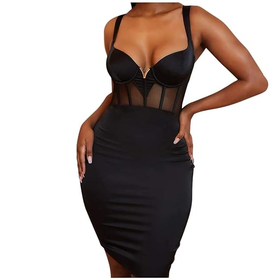 tight transparent dress