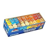 SCS Austin Cookies and Crackers Variety Pack - Choco Cremes, Vanilla Cremes, Lemon Ohs!, Peanut Butter, Cheddar Cheese - 45 Packs