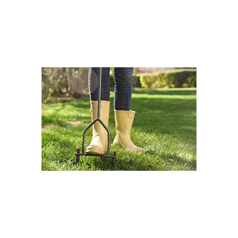 Yard Butler ID6C Manual Lawn Coring Aerator Grass Dethatching Turf