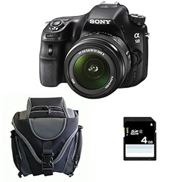 SONY Alfa 58 + 18-55 SAM + acabado + carta SD 4 Go: Amazon.es ...